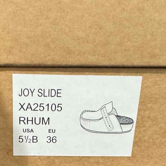 Xirena Joy Suede Shearling Slide Clog Beige Rhum 5.5 NWT - Picture 11 of 11